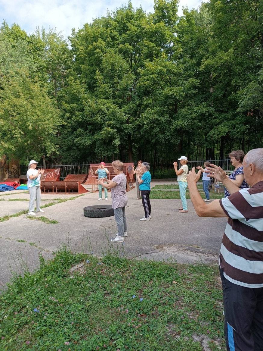25 июля прошли занятия в группе цигун на ул. Гафурова, 86