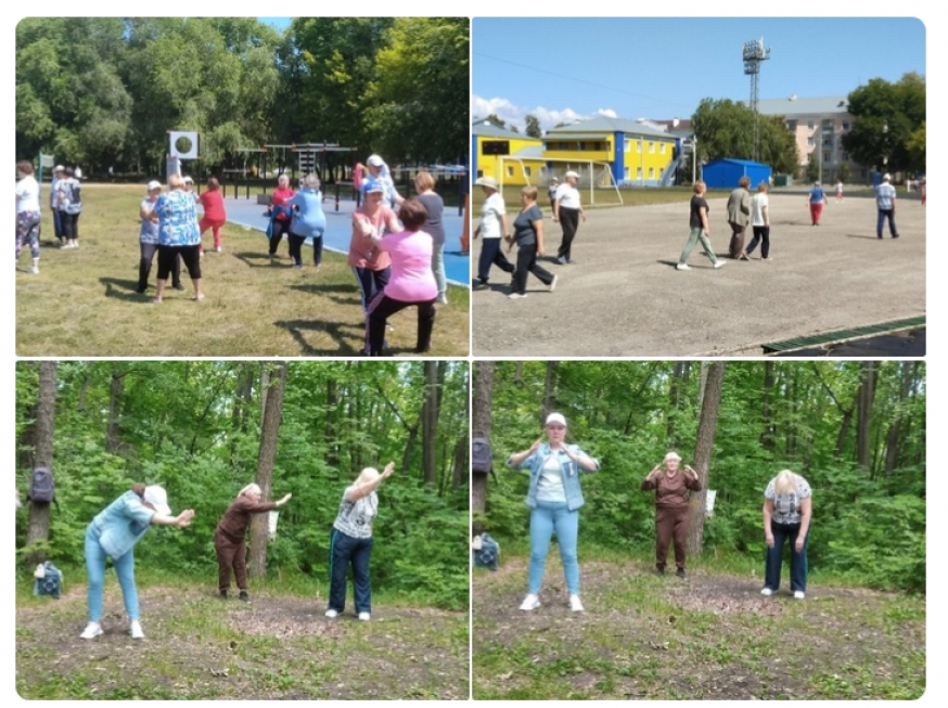26 июня прошли занятия цигун на Нижней Террасе (стадион Волга) и в парке &quot;Винновская роща&quot;