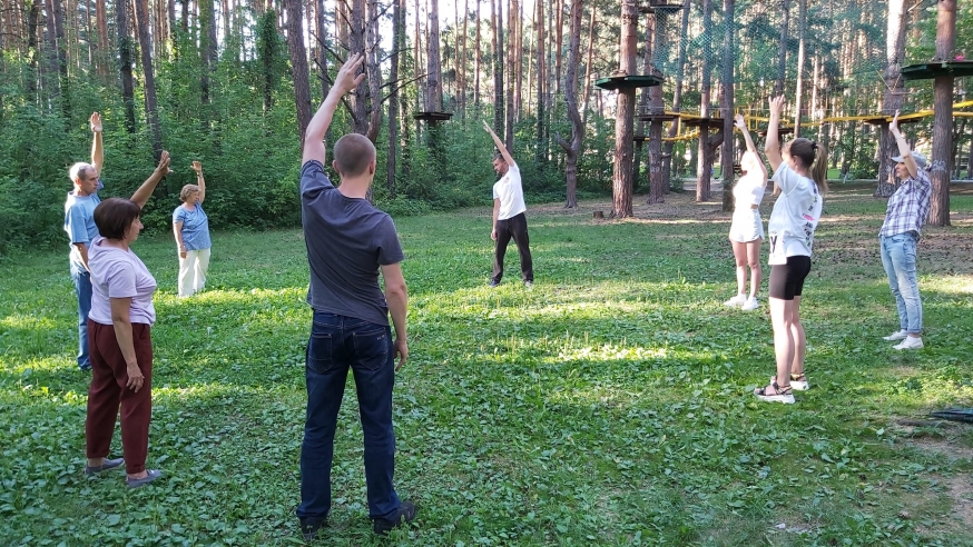 Наши занятия цигун в ульяновских парках