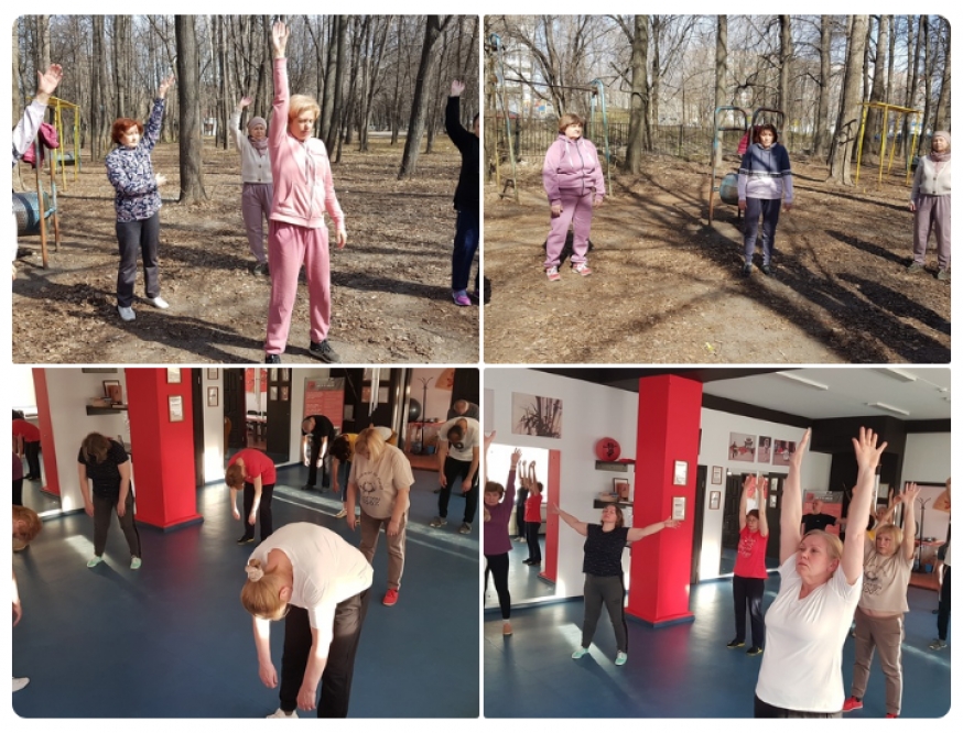 17 апреля прошли занятия в группах инструктора Шаповаловой Елены