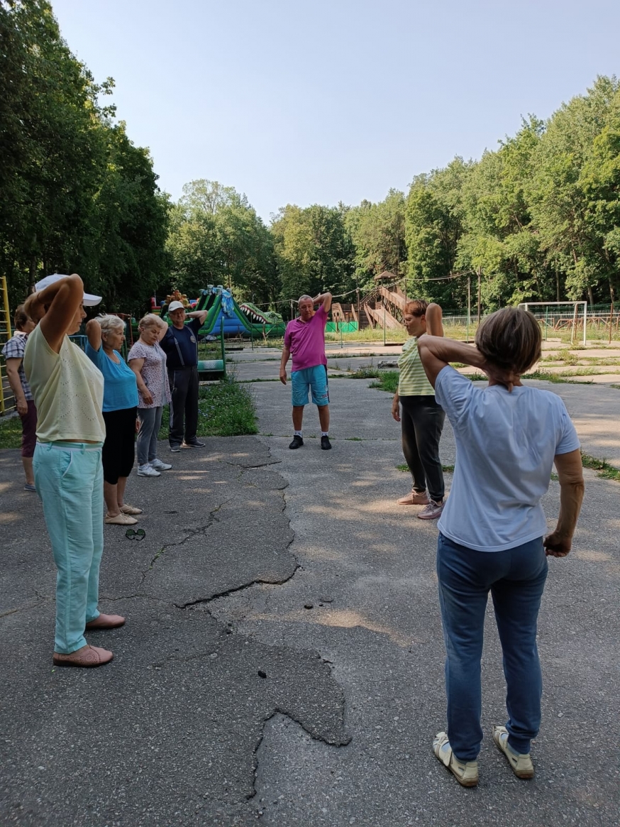 27 июля прошли занятия в группе цигун на ул. Гафурова, 86