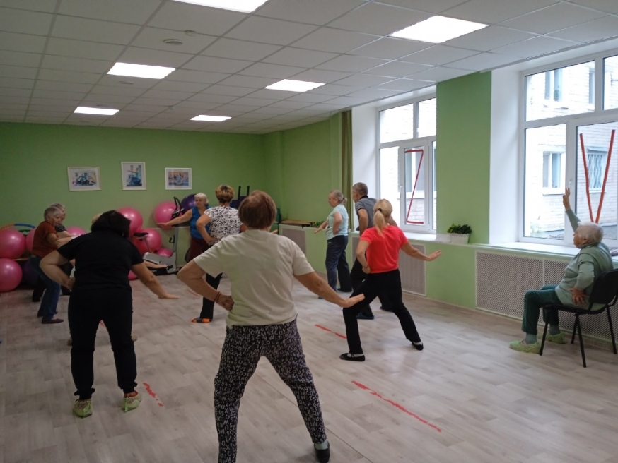 Сегодня 7 сентября в Долголетии на Варейкиса состоялось Цигун занятие в группе инструктора Ахметовой Алии